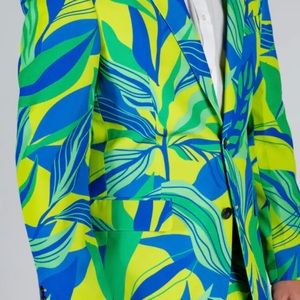 Shinesty Tropical Rum & Sprite Neon Leaves Blazer Men’s Sz. 36 Jacket only